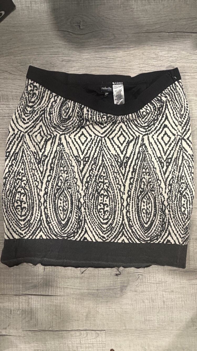 VTG Rafaella Skirt Women's Tear Drop Pattern Size 10P